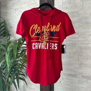 NBA Cleveland Cavaliers Short Sleeve Hooded Top New with Tags Size XS